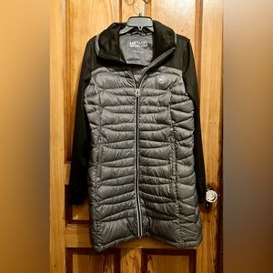 Michael Kors Gray & Black Puffer Coat
